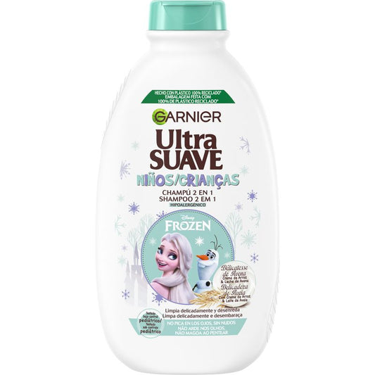 Garnier Ultra Suave Delicatesse De Avena Champú 2 En 1 Niños - Para Cabello Sensible