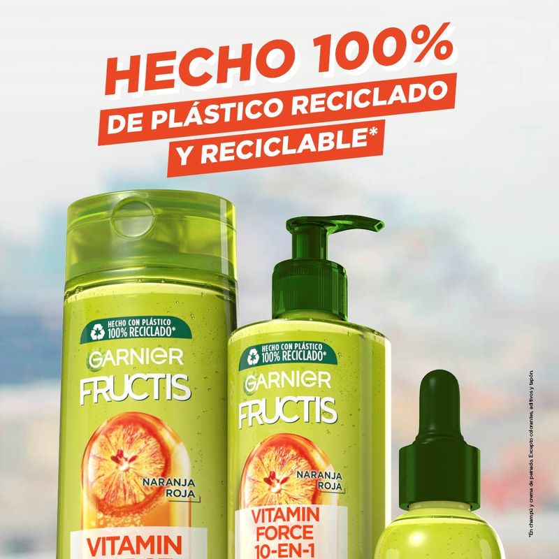 Garnier Fructis Vitamin Force Tratamiento Anti-Caída Con Naranja Roja, Vitamina C Y Biotina, 125Ml