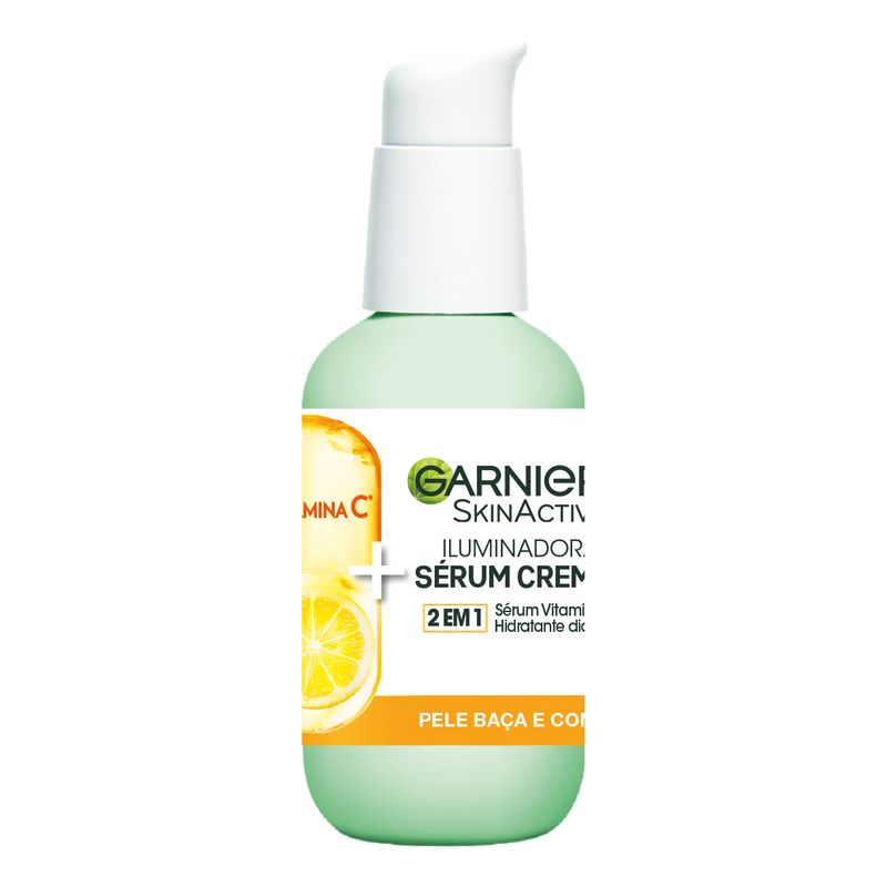 Garnier Crema Sérum Con Spf 25. Alta Concentración De Sérum Con Vitamina C Y Protección Solar, 50Ml