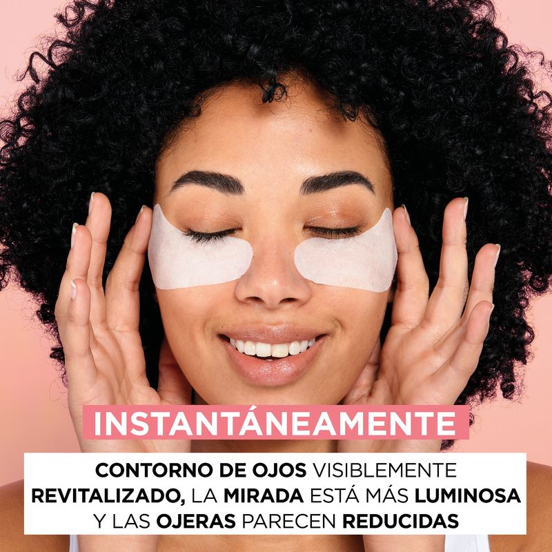 Garnier Tissue Mask Contorno De Ojos Reparadora Con 1/2 Millones De Fracciones De Probióticos Reduce Líneas De Expresión