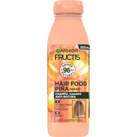 Garnier
Fructis Hair Food Piña Champú Anti-Rotura 350 Ml Para Cabello Largo, Frágil