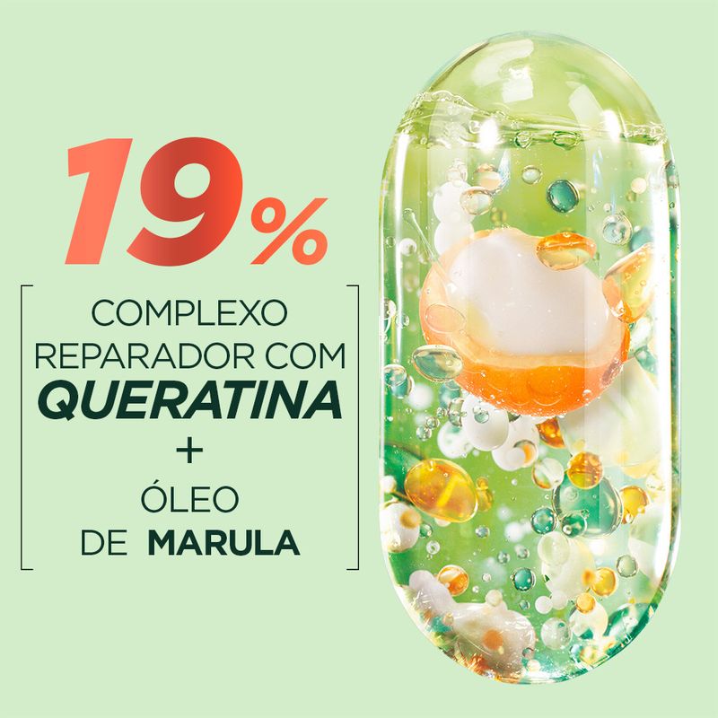 Garnier Fructis Tratamiento Intensivo Keratin Filler Adiós Daños Con Aceite De Marula Para Cabello Dañado 200Ml