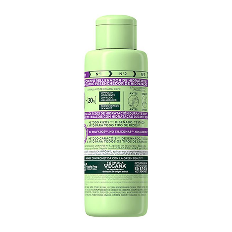 Garnier Fructis Método Rizos Pre-Champú Nº0 Para Rizos Hidratados Durante 100H 200Ml