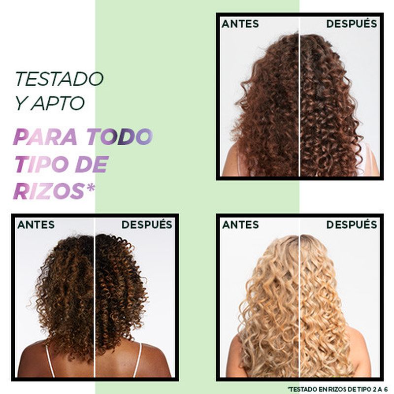 Garnier Fructis Método Rizos Champú Nº1 Para Rizos Hidratados Durante 72H 200Ml