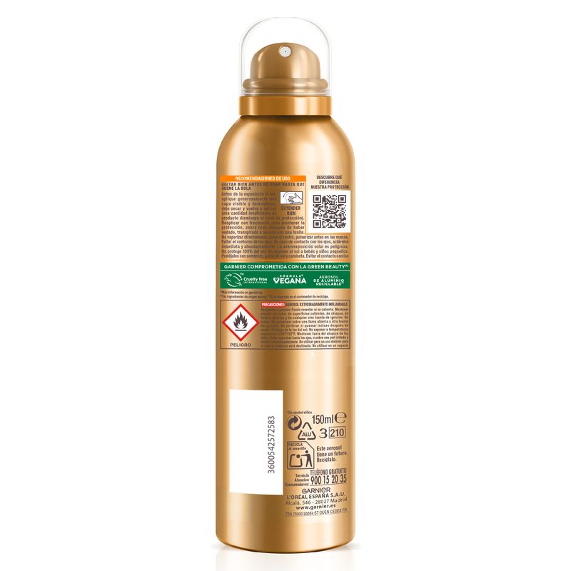 Garnier Delial Ideal Bronze Bruma Protectora Fps 30 150Ml