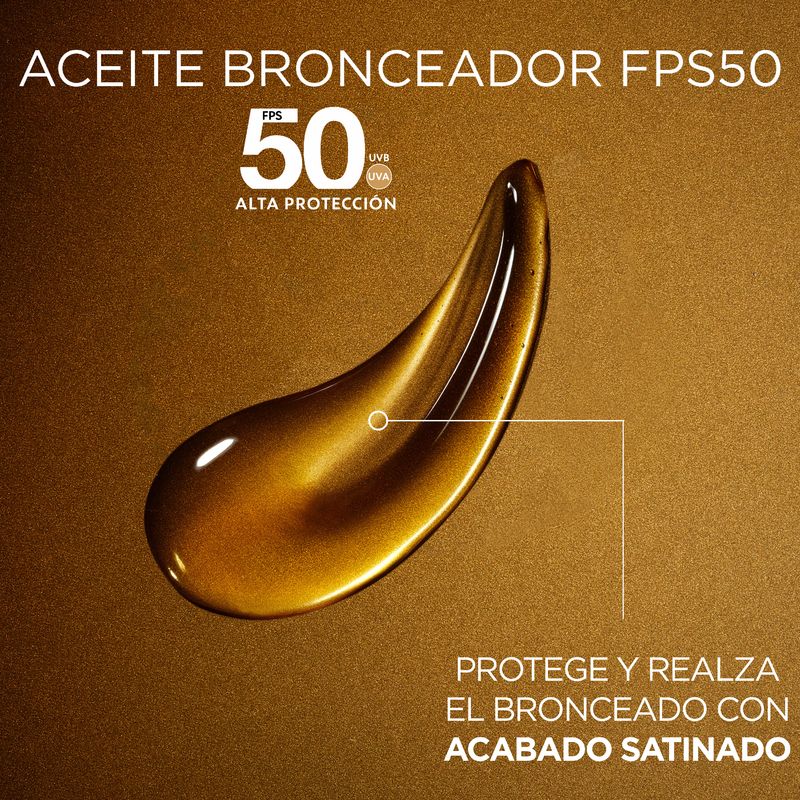 Garnier Delial Aceite Protector Ideal Bronze Fps 50 Para Un Bronceado Uniforme Y Luminoso - 150Ml