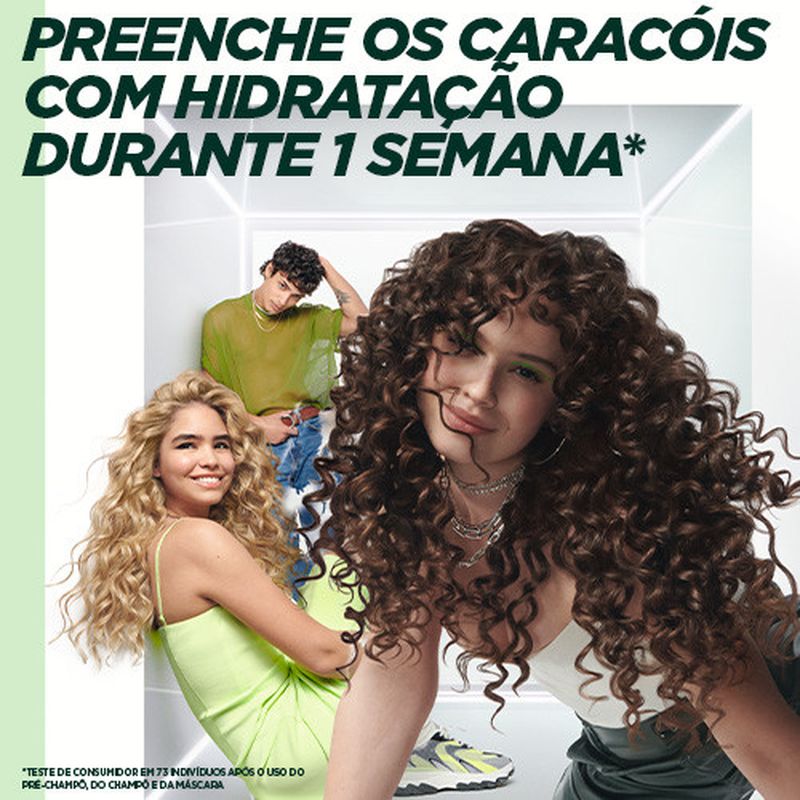 Garnier Fructis Método Rizos Mascarilla Nº2 Para Rizos Hidratados Durante 1 Semana 370Ml