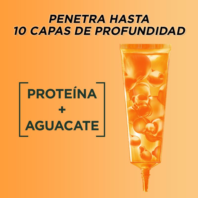 Garnier Hair Booster Proteína Tratamiento 3-En-1 Para Un 97% Menos De Rotura Del Cabello*