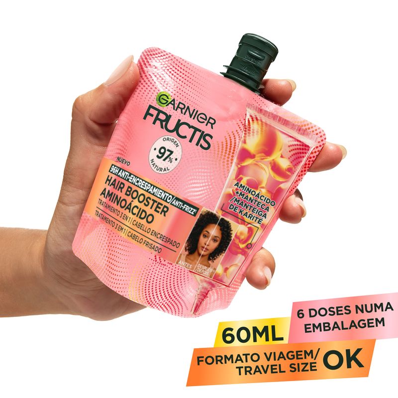 Garnier Hair Booster Aminoácido Tratamiento 3-En-1 Para 96H Antiencrespamiento*