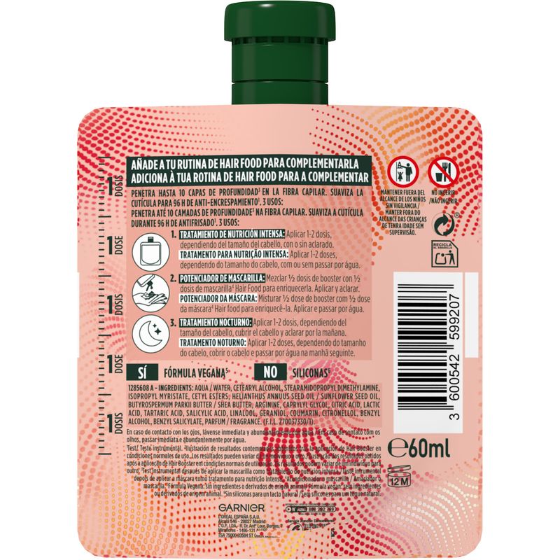 Garnier Hair Booster Aminoácido Tratamiento 3-En-1 Para 96H Antiencrespamiento*