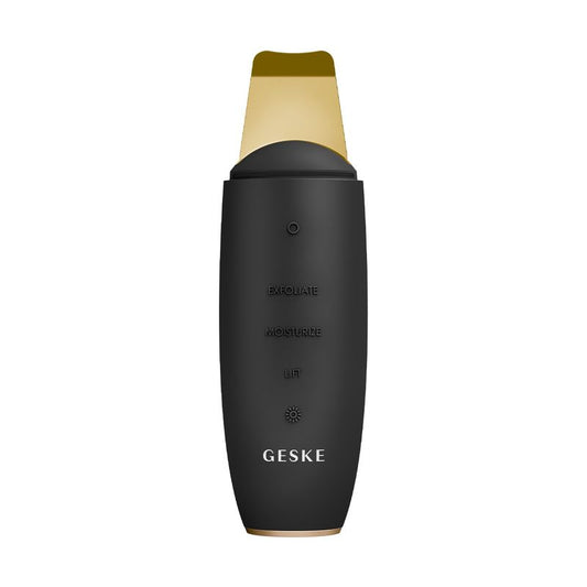 Geske Exfoliador Y Eliminador De Puntos Negros De Microcorriente | 9 En 1 | Negro Oro