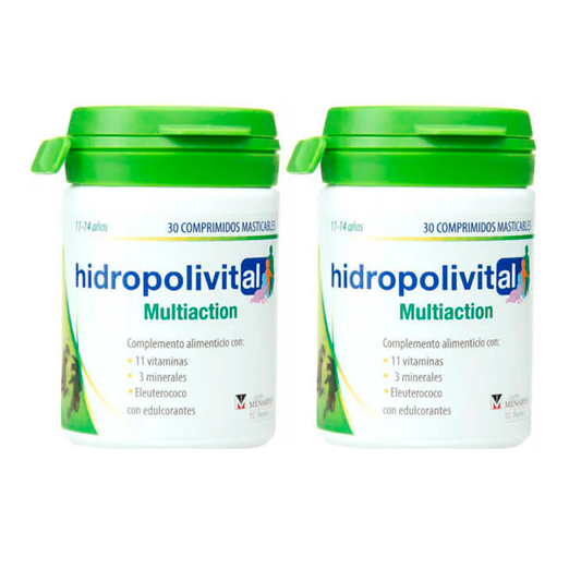 Hidropolivital  Duplo Multiaction 2 x 30 comprimidos Masticables