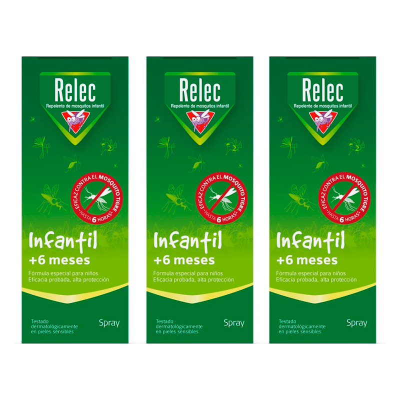 Relec Triplo  Infantil +6 meses,  3 x 100ml