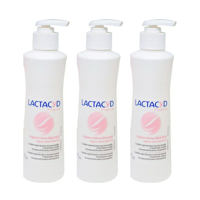 Lactacyd Pharma  Triplo Higiene Íntima Delicado 3 x 250 ml