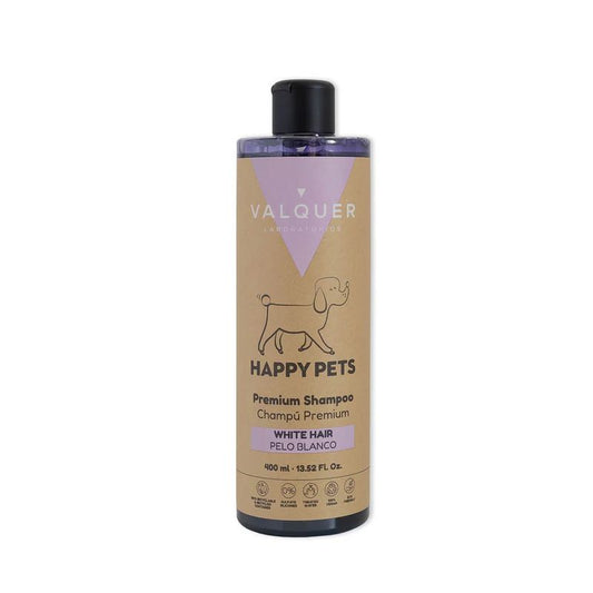 Valquer Laboratorios Pets Champu Premium Pelo Blanco, 400 ml