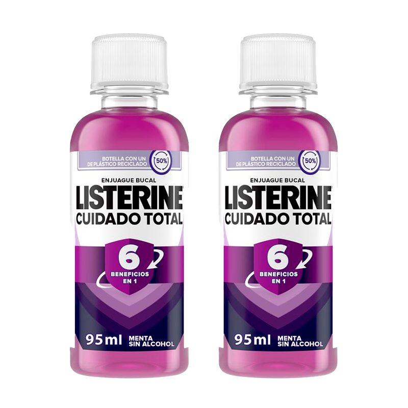 Listerine Duplo Cuidado Total, 2 x 95 Ml