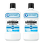 Listerine Duplo Enjuague Bucal Blanqueador Avanced White, 2 x 1L