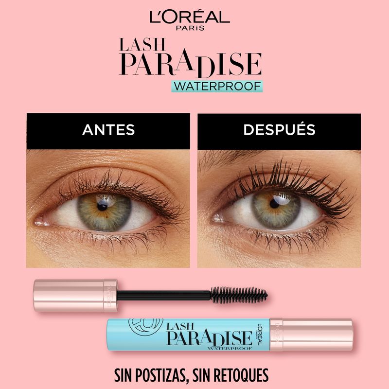 L'Oréal Paris Paradise Extatic Máscara De Pestañas Waterproof Volumen Y Longitud 6,4 Ml