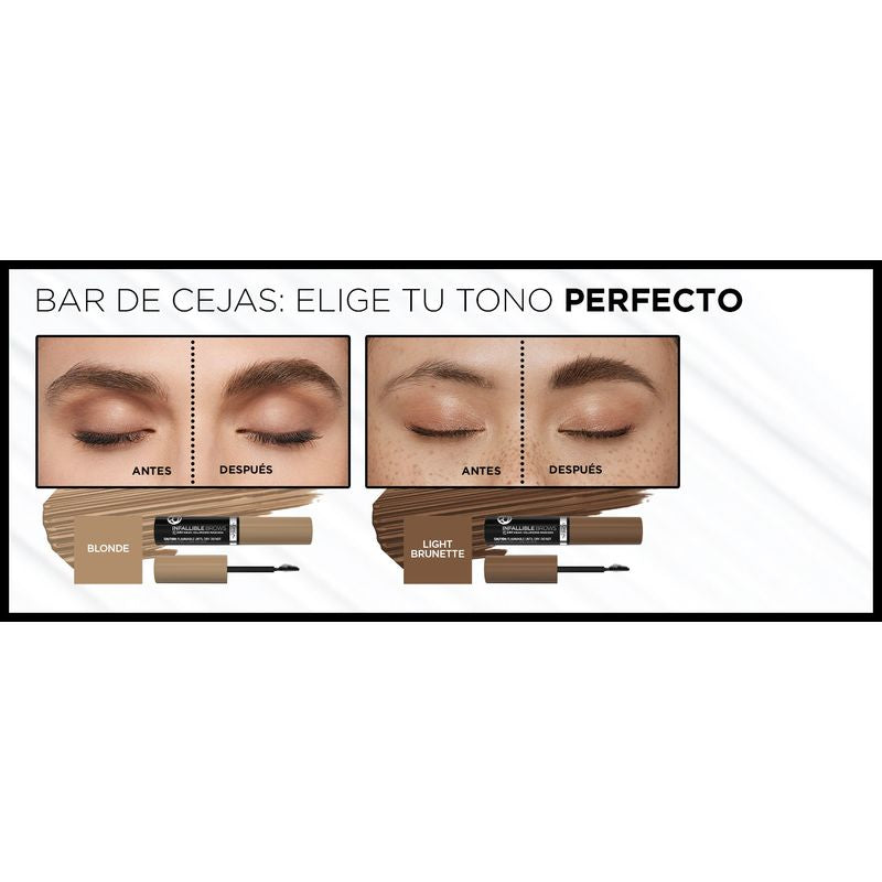 L'Oréal Paris Brow Artist Plum&Set Máscara De Cejas 101 Blonde