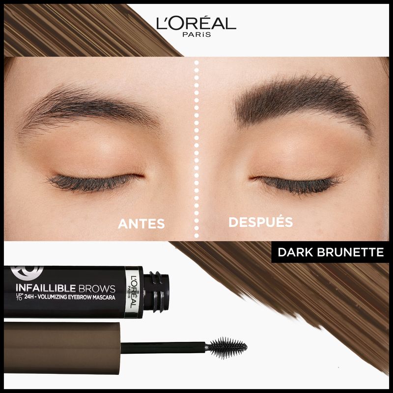 L'Oréal Paris Brow Artist Plum&Set Máscara De Cejas 105 Brunette