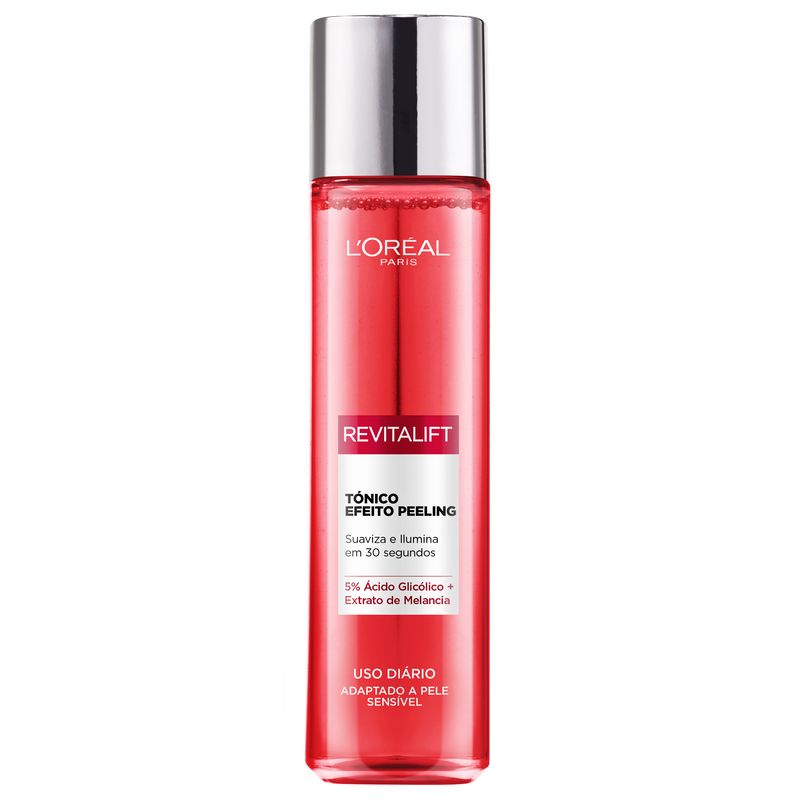 L'Oréal Paris Revitalift Tónico Perfeccionador Efecto Tensor, Extracto Sandía, Piel Suave Y Brillante En 30 Segundos, 180Ml