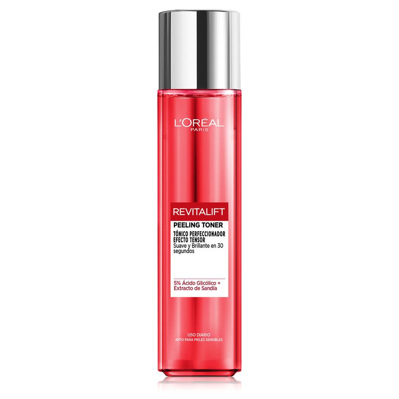 L'Oréal Paris Revitalift Tónico Perfeccionador Efecto Tensor, Extracto Sandía, Piel Suave Y Brillante En 30 Segundos, 180Ml