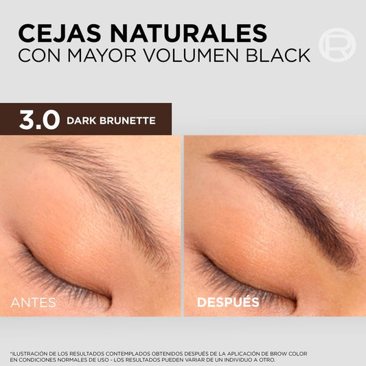 L'Oréal Paris Brow Color Tinte De Cejas Semipermanente 3.0 Dark Brunette