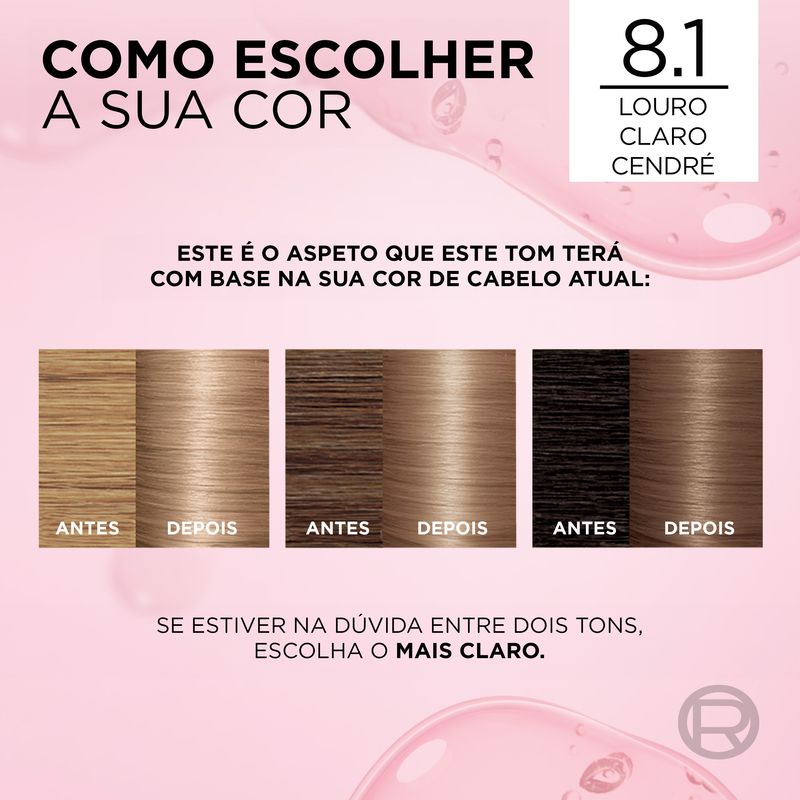 L'Oréal Paris Excellence Creme Tinte Permanente - Tono 8.1 Rubio Claro Ceniza