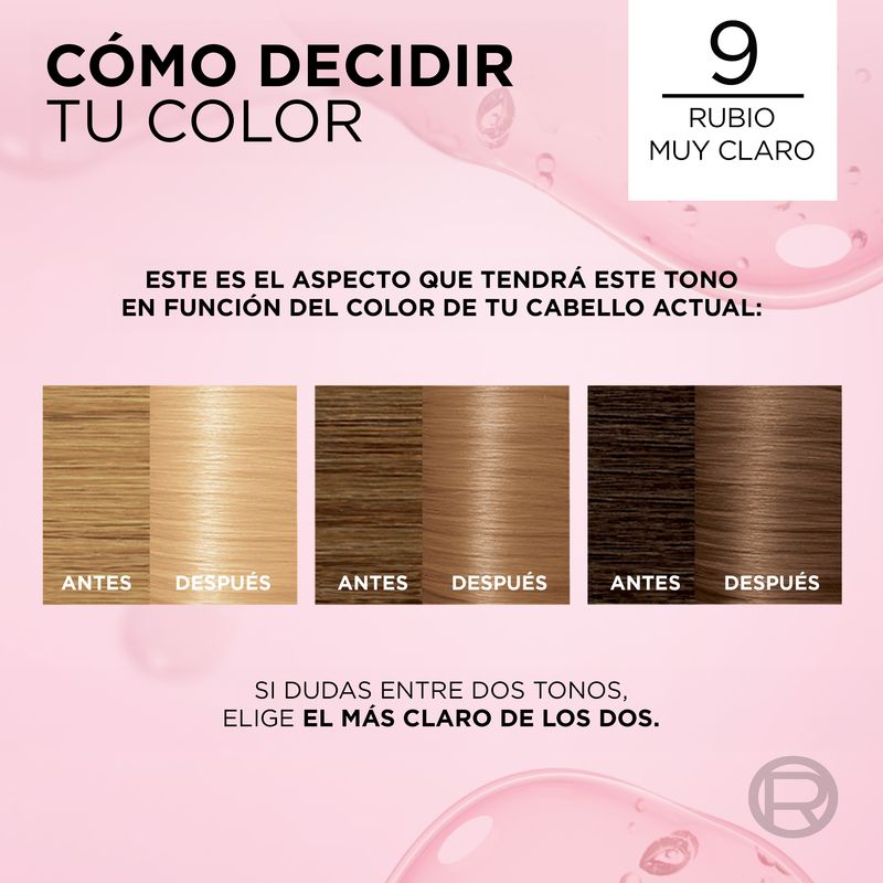 L'Oréal Paris Excellence Creme Tinte Permanente - Tono 9 Rubio Muy Claro