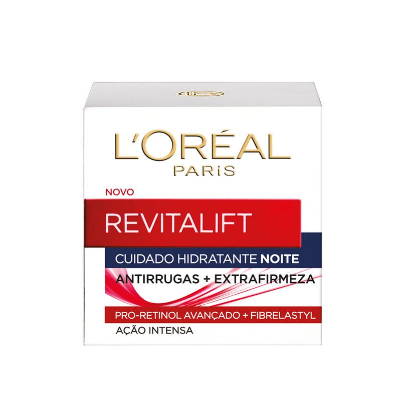 L'Oréal Paris Revitalift Crema Noche Antiarrugas - Con Pro-Retinol - 50 Ml