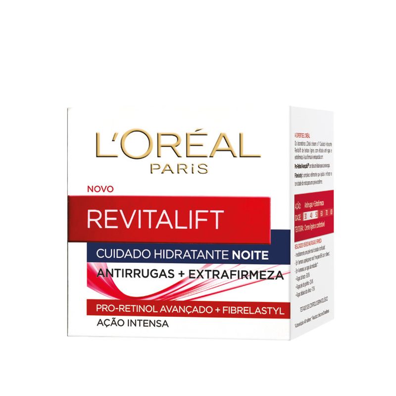 L'Oréal Paris Revitalift Crema Noche Antiarrugas - Con Pro-Retinol - 50 Ml