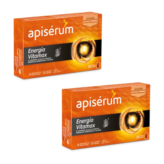 ApiSérum Duplo Energia Vitamax 2 x 30 cápsulas Blandas