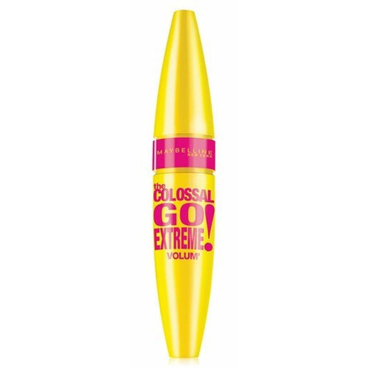 Maybelline New York The Colossal Go Extreme Black máscara de pestañas negra volumen, 9,5 ml