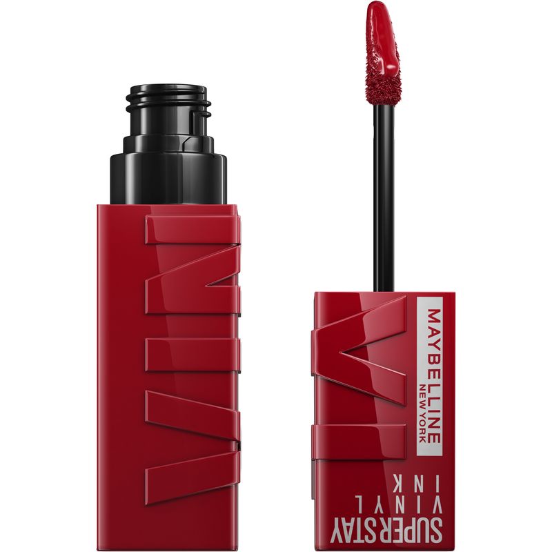 Maybelline New York Pintalabios Superstay Vinyl Ink, Tono 10 Lippy