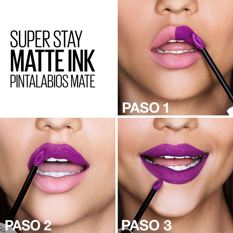 Maybelline New York Superstay Matte Ink Moodmakers Pintalabios Mate Larga Duración Tono 455 Harmonizer