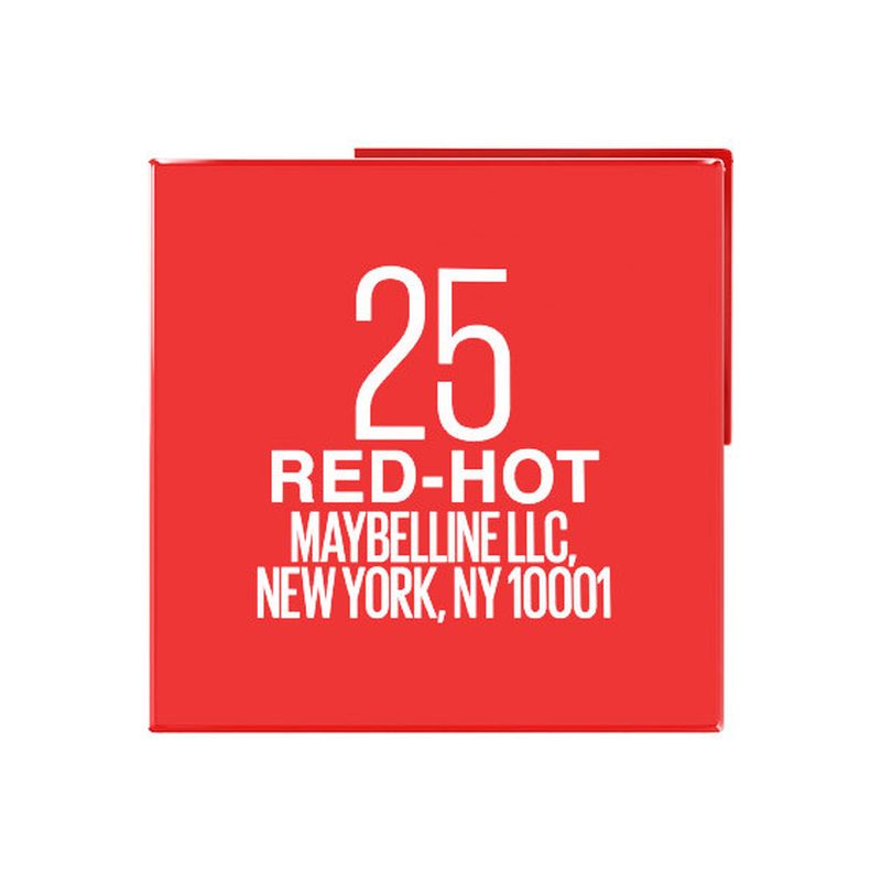 Maybelline New York Pintalabios Superstay Vinyl In, Tono 25 Red-Hot