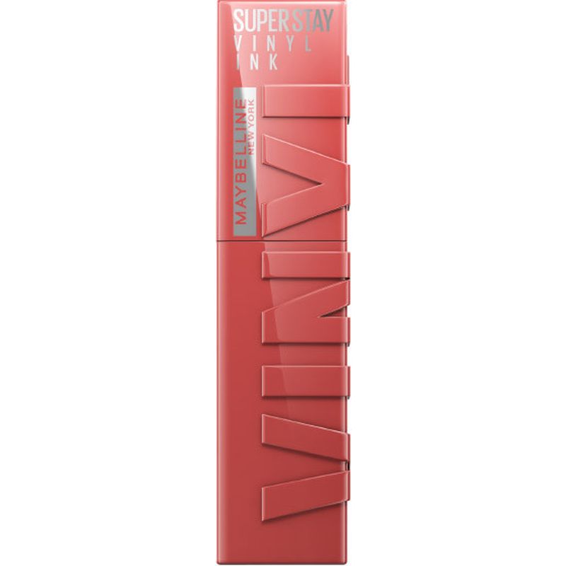 Maybelline New York Pintalabios Superstay Vinyl Ink, Tono 15 Peachy