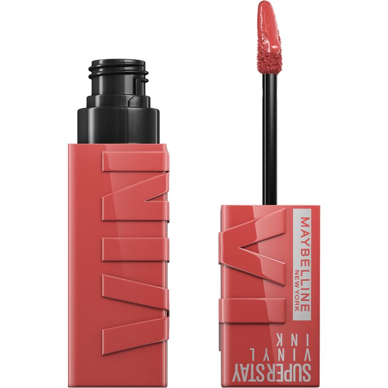 Maybelline New York Pintalabios Superstay Vinyl Ink, Tono 15 Peachy