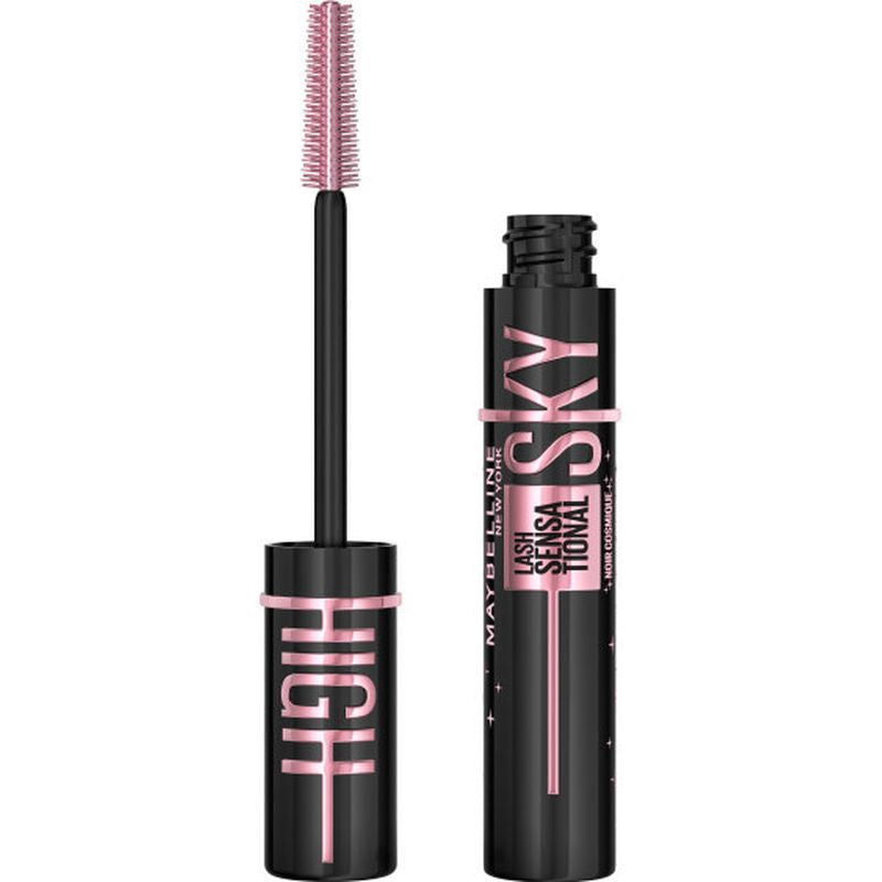 Maybelline New York Lash Sensational Sky High Cosmic: Máscara de pestañas, longitud y volumen, ultra negros