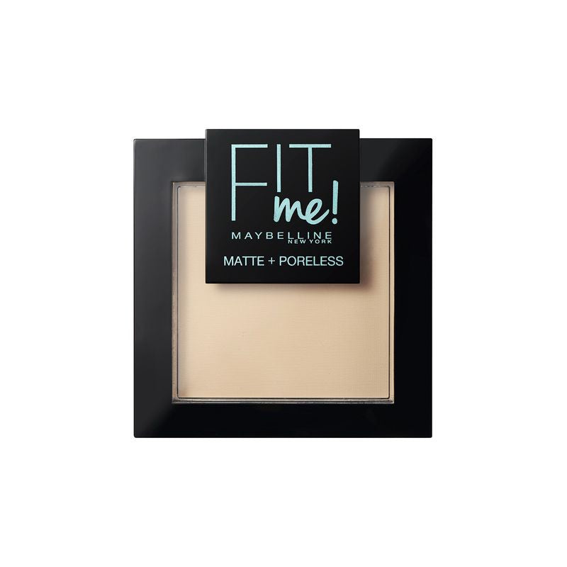 Maybelline New York Fit Me Mate Y Afinaporos Polvos Matificantes Tono 105 Natural Ivory Pieles Muy Claras. - 9Gr