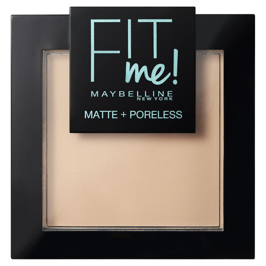 Maybelline New York Fit Me Mate Y Afinaporos Polvos Matificantes Tono 105 Natural Ivory Pieles Muy Claras. - 9Gr