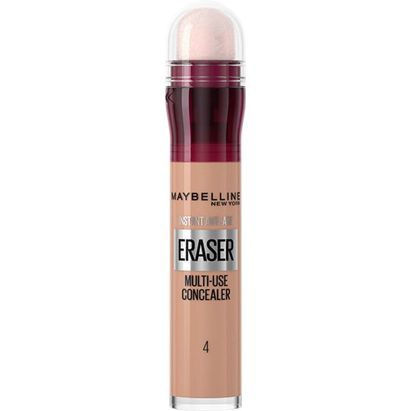 Maybelline New York Borrador Corrector Hidratante Multiusos, Tono 04 Honey