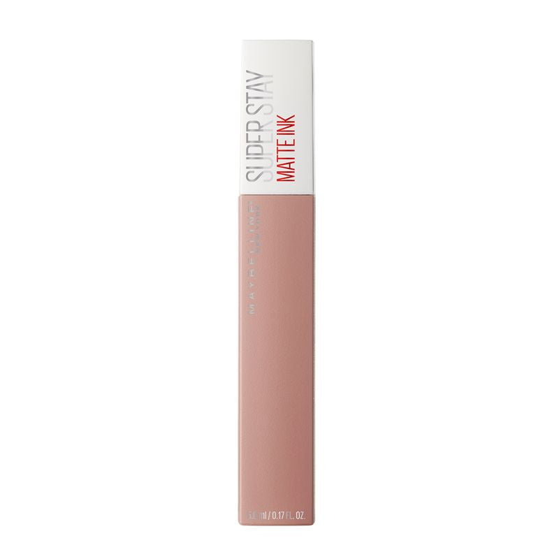 Maybelline New York Pintalabios Mate Larga Duración Superstay Matte Ink Tono 05 Loyalist Color Nude