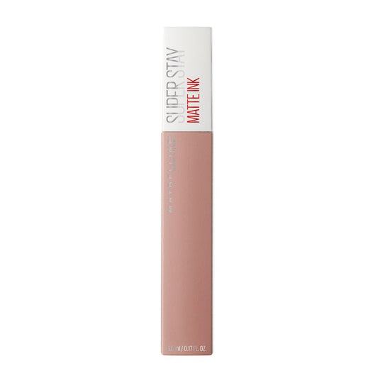 Maybelline New York Pintalabios Mate Larga Duración Superstay Matte Ink Tono 05 Loyalist Color Nude