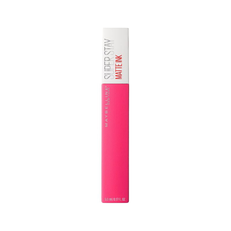 Maybelline New York Superstay Matte Ink Pintalabios Mate Larga Duración Tono 30 Romantic Color Rosa