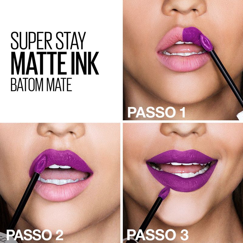 Maybelline New York Superstay Matte Ink Pintalabios Mate Larga Duración Tono 30 Romantic Color Rosa