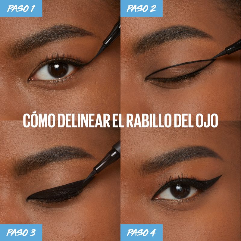 Maybelline New York Hyper Precise Eyeliner Preciso Larga Duración Waterproof Negro Mate