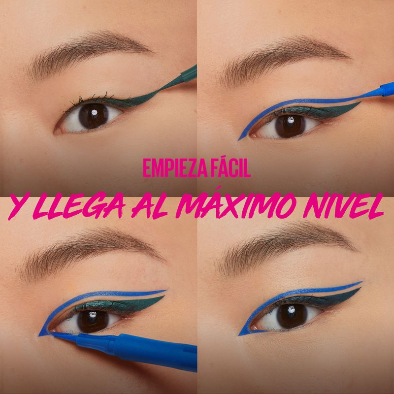 Maybelline New York Hyper Precise Eyeliner Preciso Larga Duración Waterproof Negro Mate