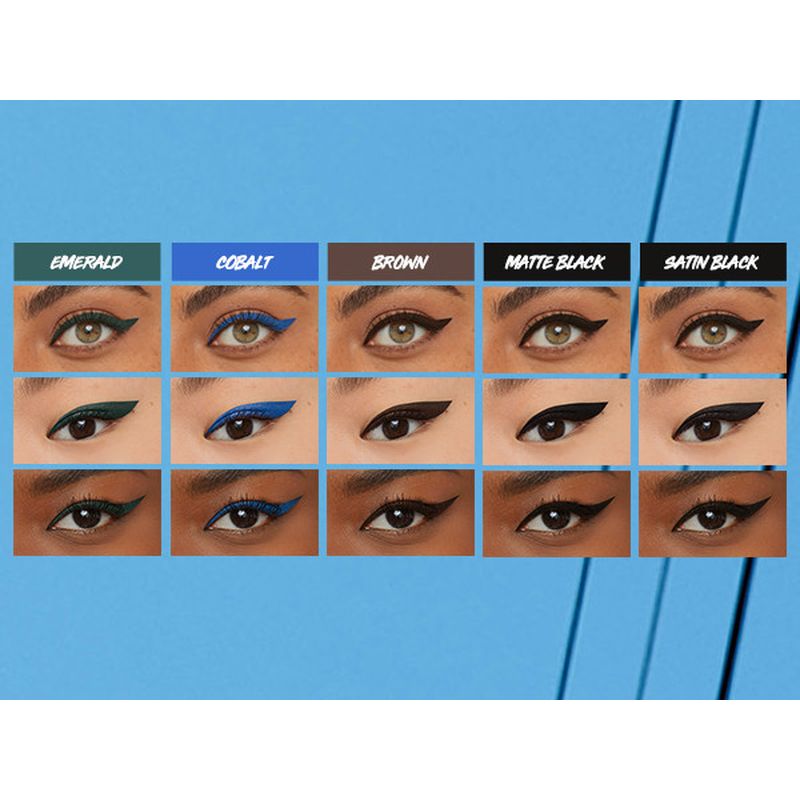 Maybelline New York Hyper Precise Eyeliner Preciso Larga Duración Waterproof Negro Mate