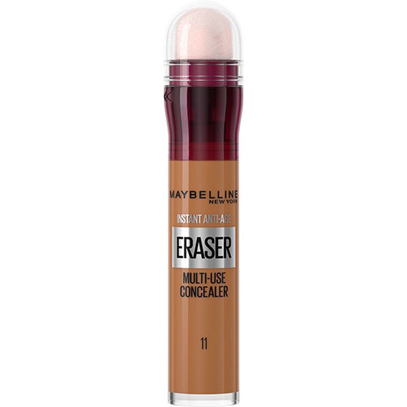 Maybelline New York Borrador Corrector Hidratante Multiusos, Tono 11 Tan